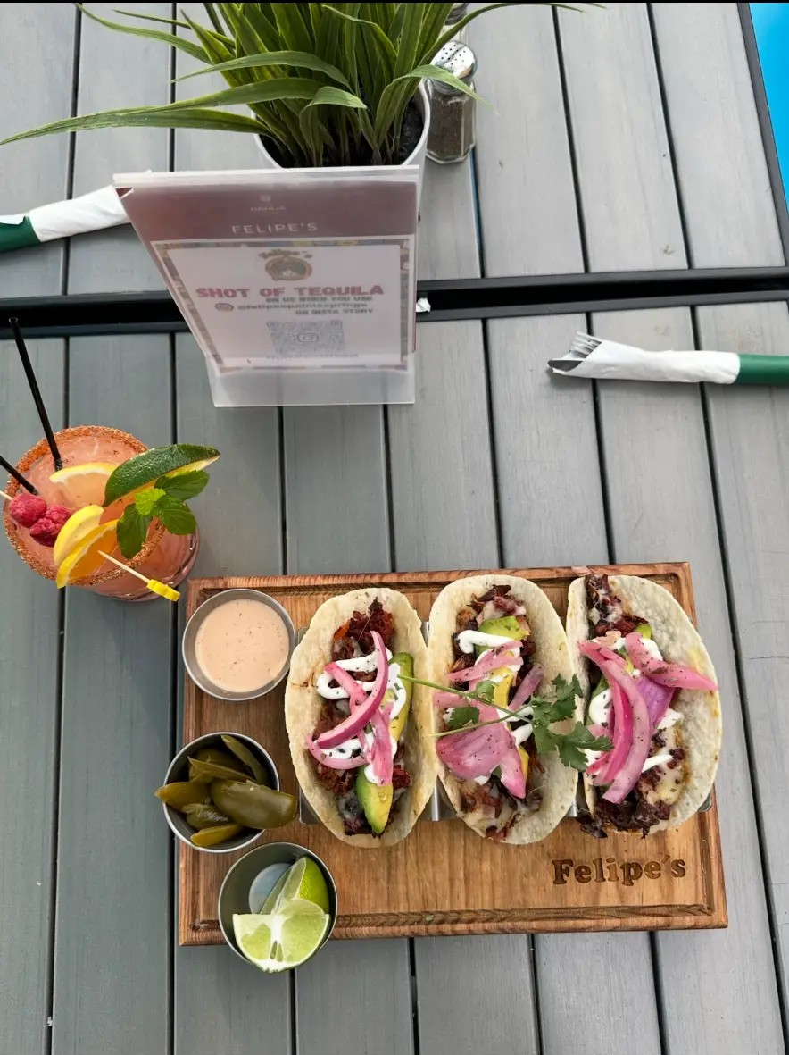 Fish Tacos served at Felipe’s Palm Springs
